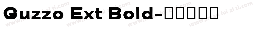Guzzo Ext Bold字体转换